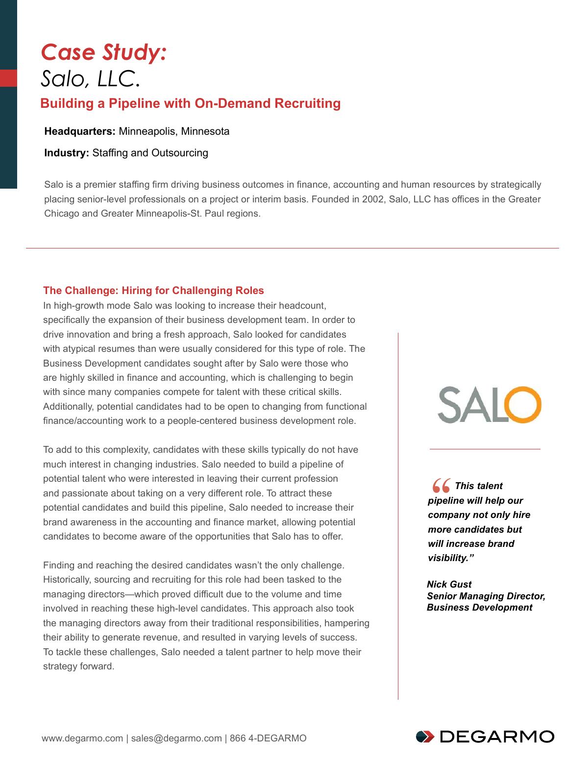 Building a Pipeline With On-Demand Recruiting