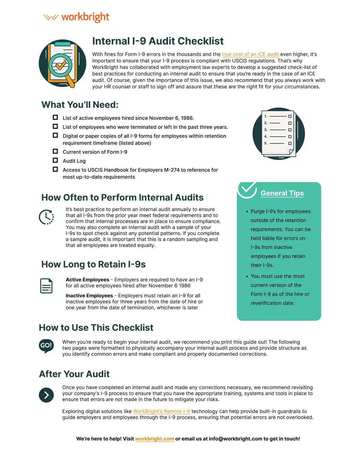 I-9 Audit Checklist